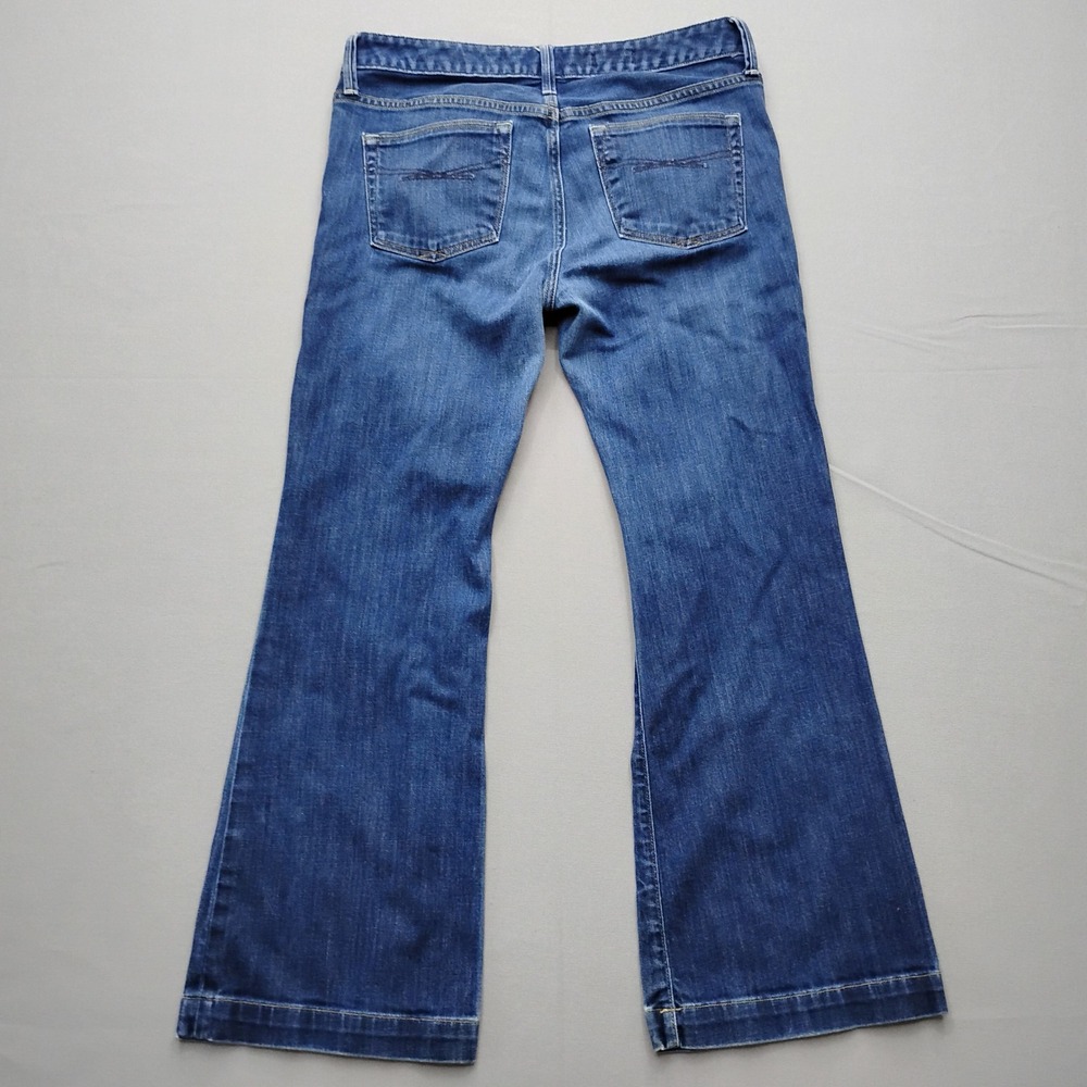 Gap 1969 Long & Lean Flare Leg Jeans Womens 10/30 Medium Wash Denim